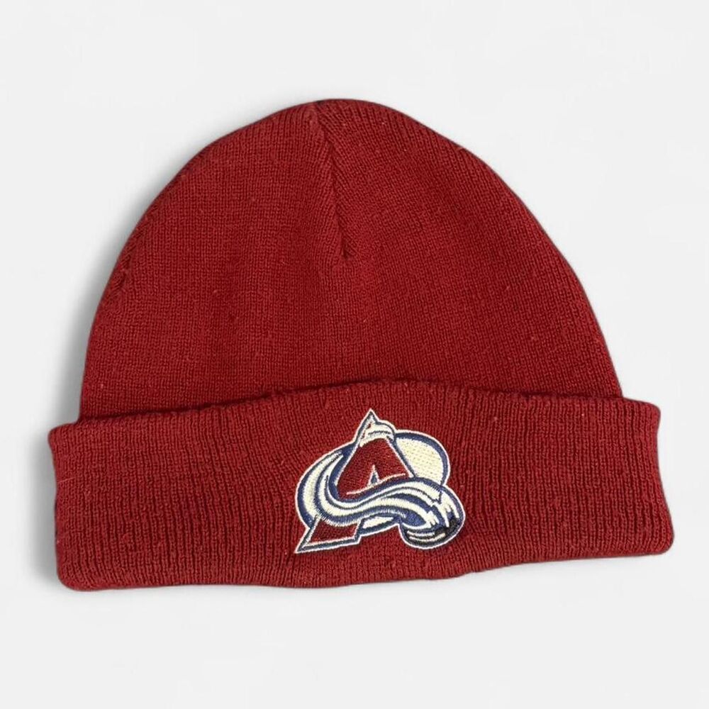 Colorado Avalanche NHL Beanie Red Burgundy Cuff Knit Hat